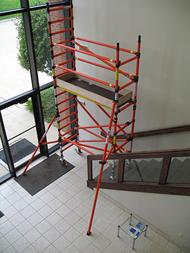 Fiberglass Scaffolding Staircase Example 1