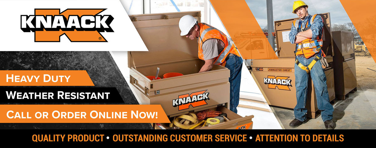 Knaack heavy duty, weather resistant full products.