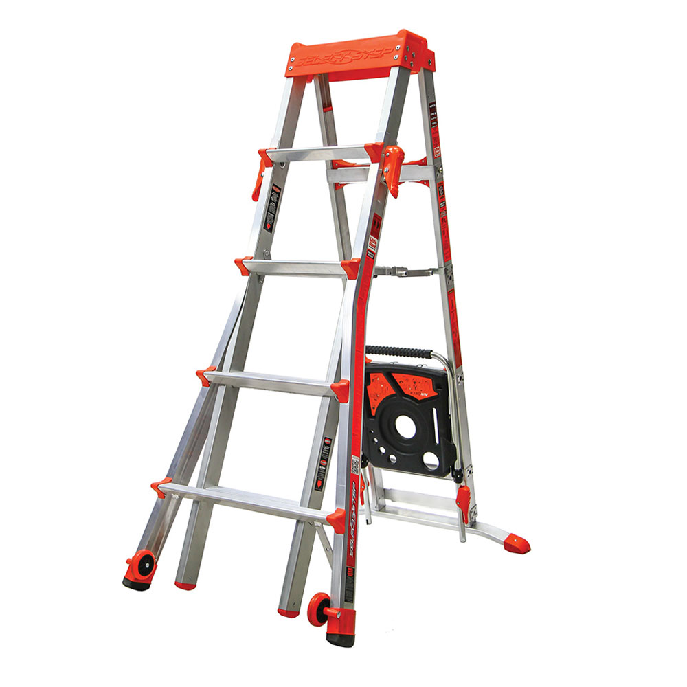 Adjustable A-Frame Ladders