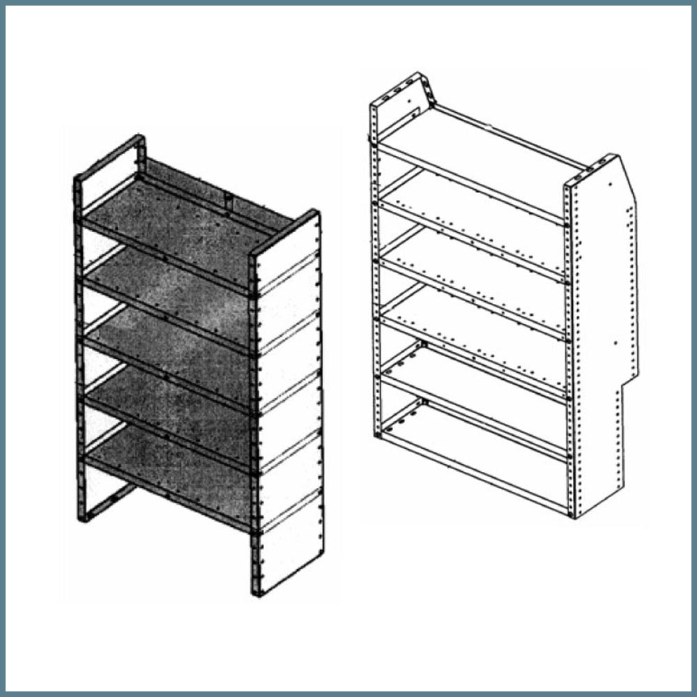 Transit Connect 2013 Heavy Duty Shelf Units