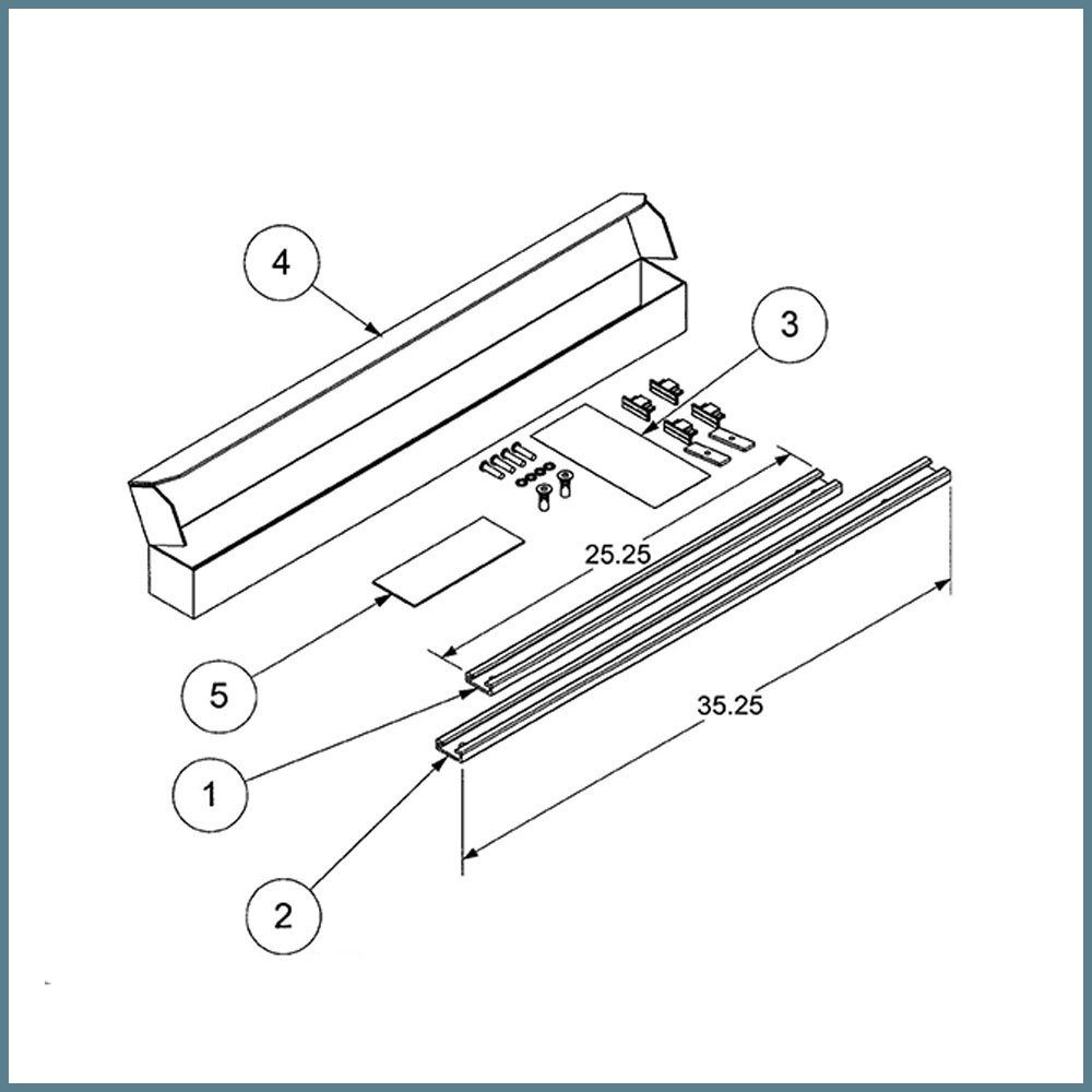 Transit Connect 2013 Rail Kits