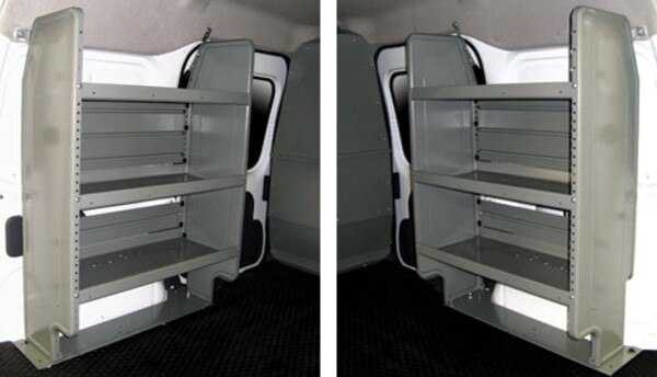 Van Upfit Packages Brands Adrian Steel Adrian Steel Base Shelving Package Transit Connect
