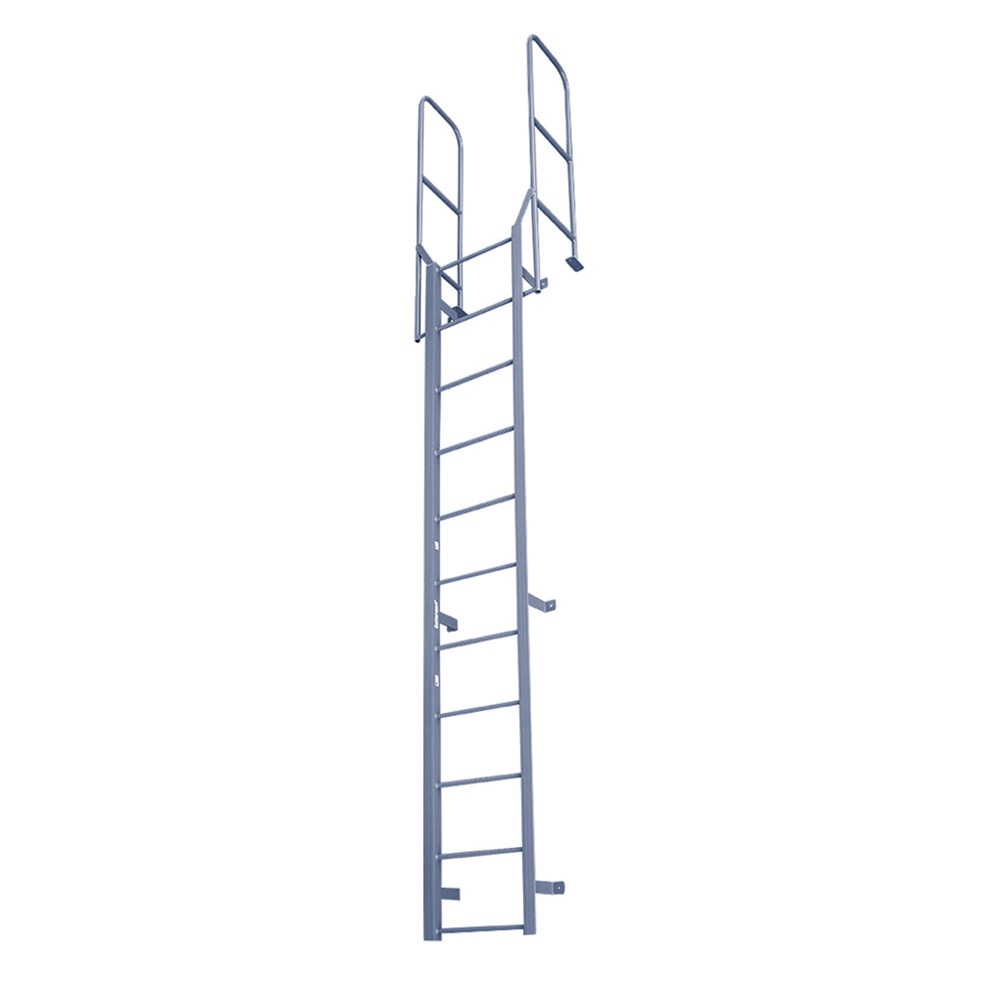 Fixed Ladders with Walk Thru Rails