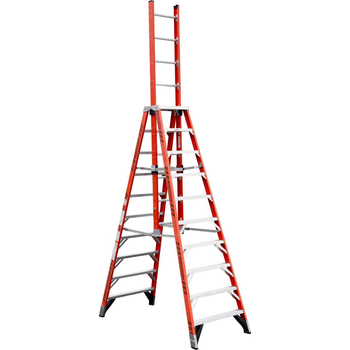 Fiberglass Ext. Trestle Ladder - 300 lb. Capacity (E7400 Series)
