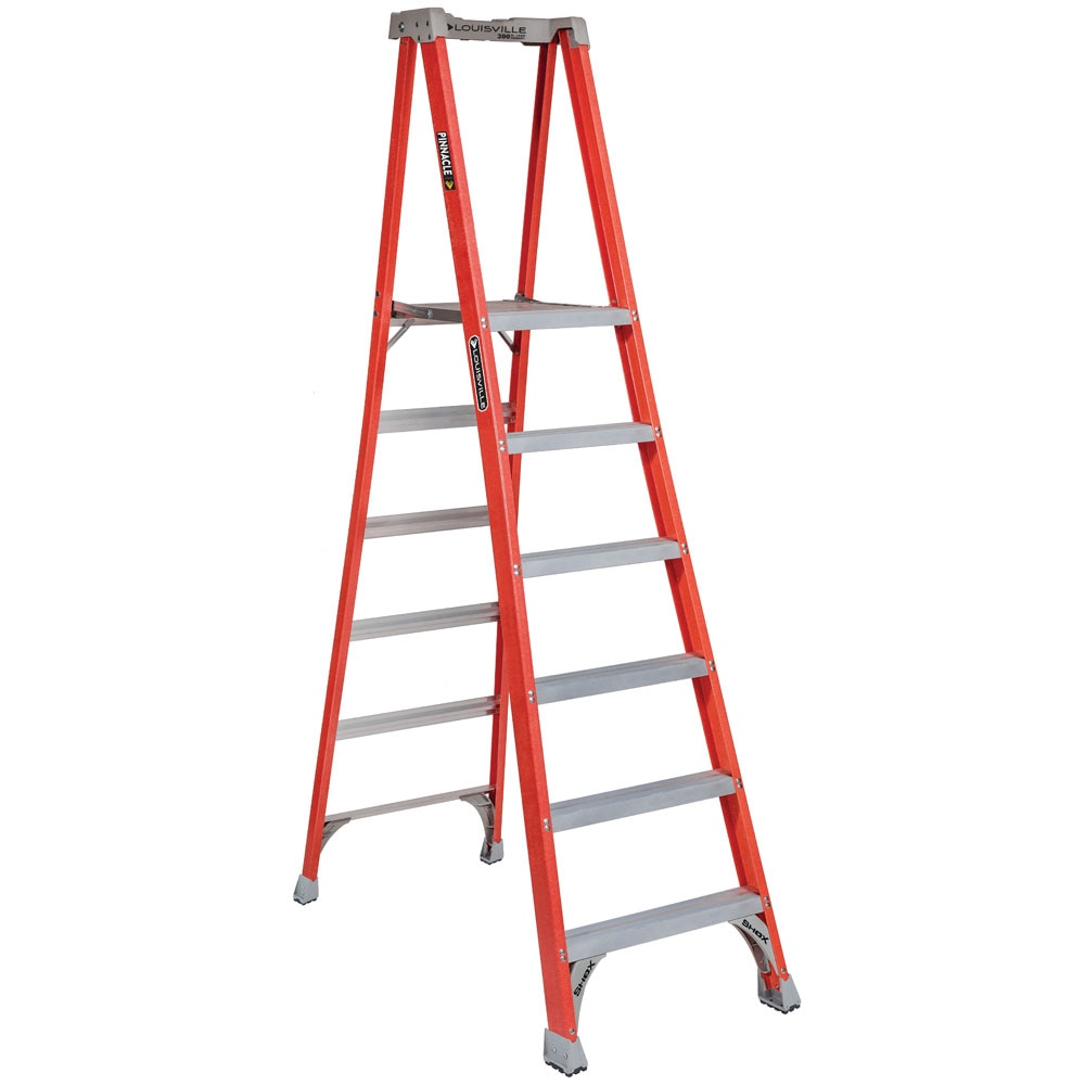 Escalera de plataforma de pináculo de riel de 30 "