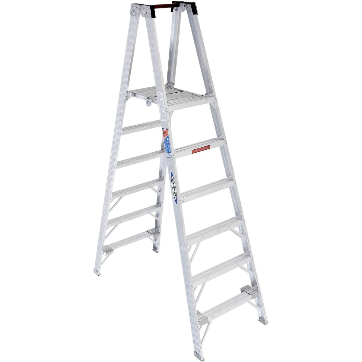 Aluminum Platform Step Ladder - 300 lb. Capacity (PT370 Series)