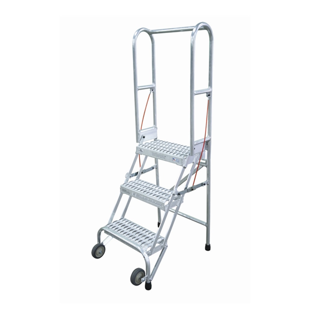  Stock & Store Folding Aluminum Rolling Ladder (SASA Series)
