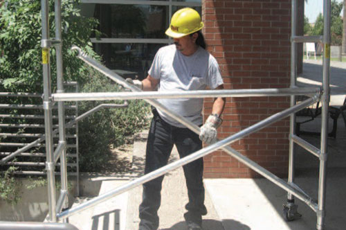 Aluminum Scaffolding Construction Image