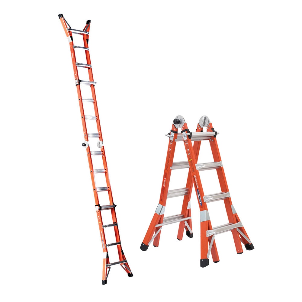 Werner Nxt1a12 12 Ft Fiberglass Step Ladder 300 Lbs Load Capacity For Sale Online Ebay