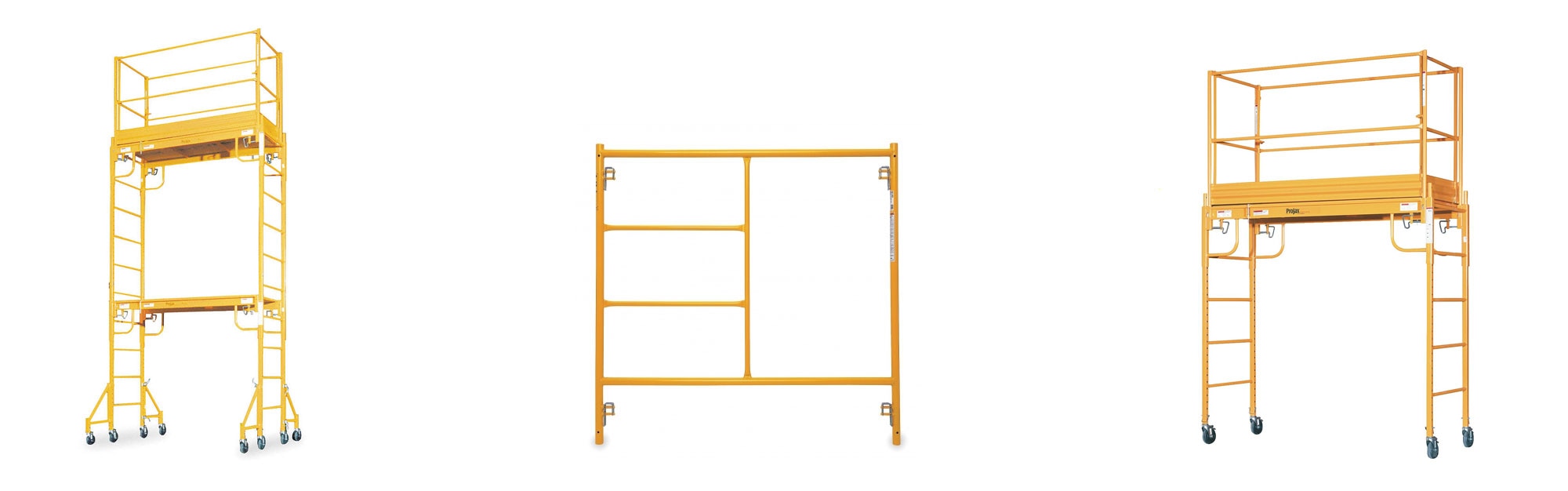 Our Scaffold Tower Rentals come complete with all the frames, braces, wheels, planks, guardrails, outriggers (when required) and pins necessary to erect a scaffold tower. Scaffold Tower Rental from National Ladder