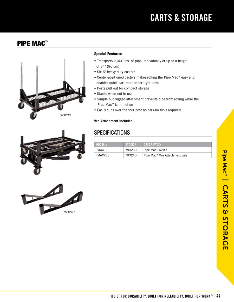 Sumner Pipe Mac Technical Specs