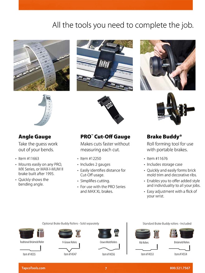  Tapco Angle Gauge Technical Specs