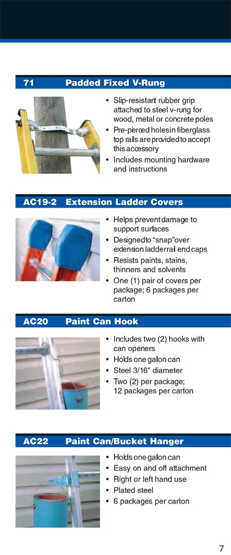 Werner Extension Ladder Accessories