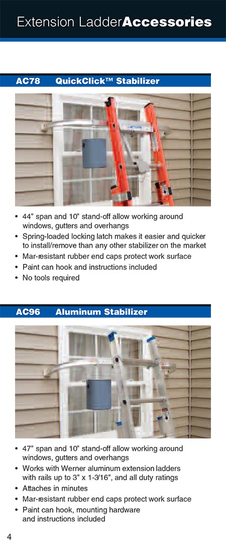 Werner Extension Ladder Accessories