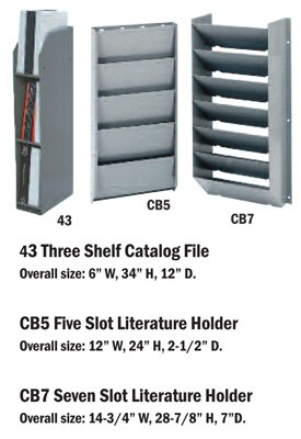 Adrian Steel Three Shelf Catalog File Part 43