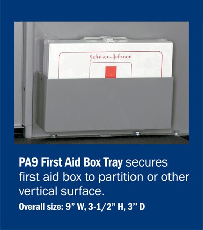 adrian steel first aid box tray