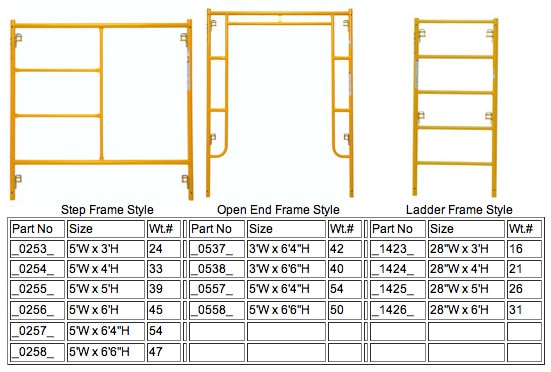 pipe dimensions 8 steel Bil Frame Jax Step Scaffold Type pipe dimensions 8 steel Bil Frame Jax Step Scaffold Type