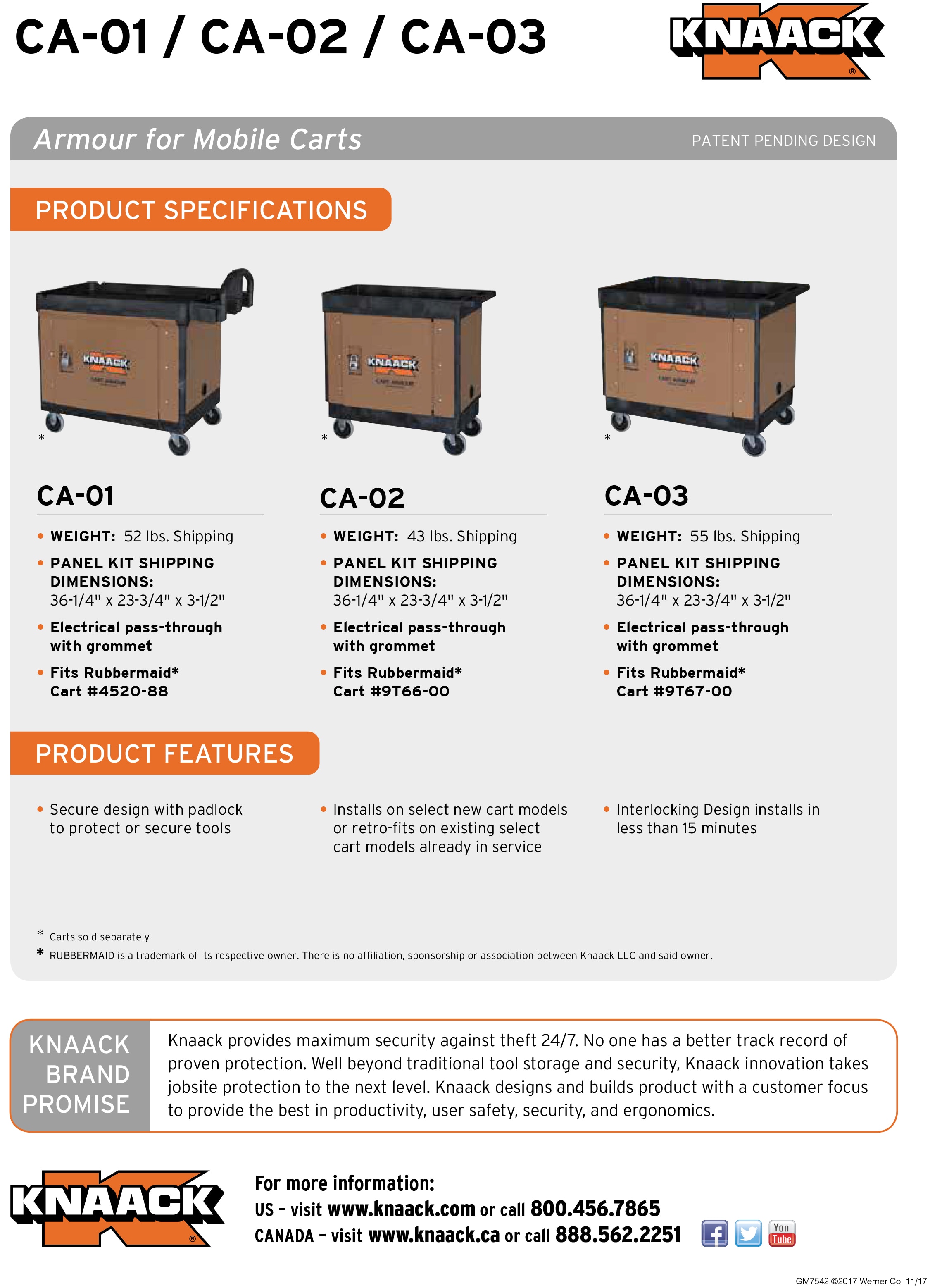 Knaack-Cart Armour Secured Storage