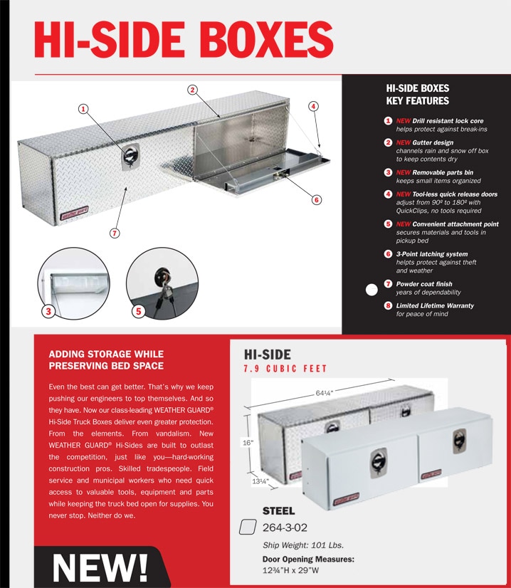 Weather Guard Steel Hi-Side Box 247