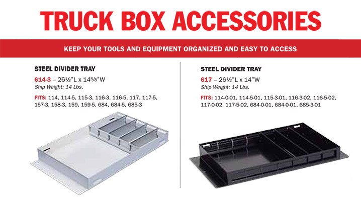 Weather Guard Truck Storage Chest Accessories 614-3 617