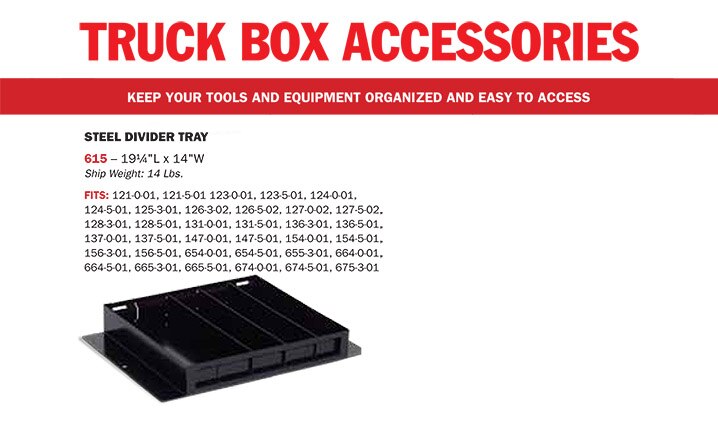 Weather Guard Cross Box Accessories 615