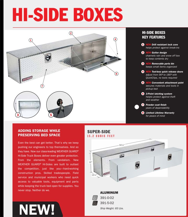 Weather Guard AluminumSuperSideBoxModel39191